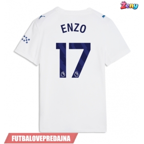 Lacne Ženy Futbalové dres Manchester City Enzo Fernandez #17 2026-27 Krátky Rukáv - Tretina